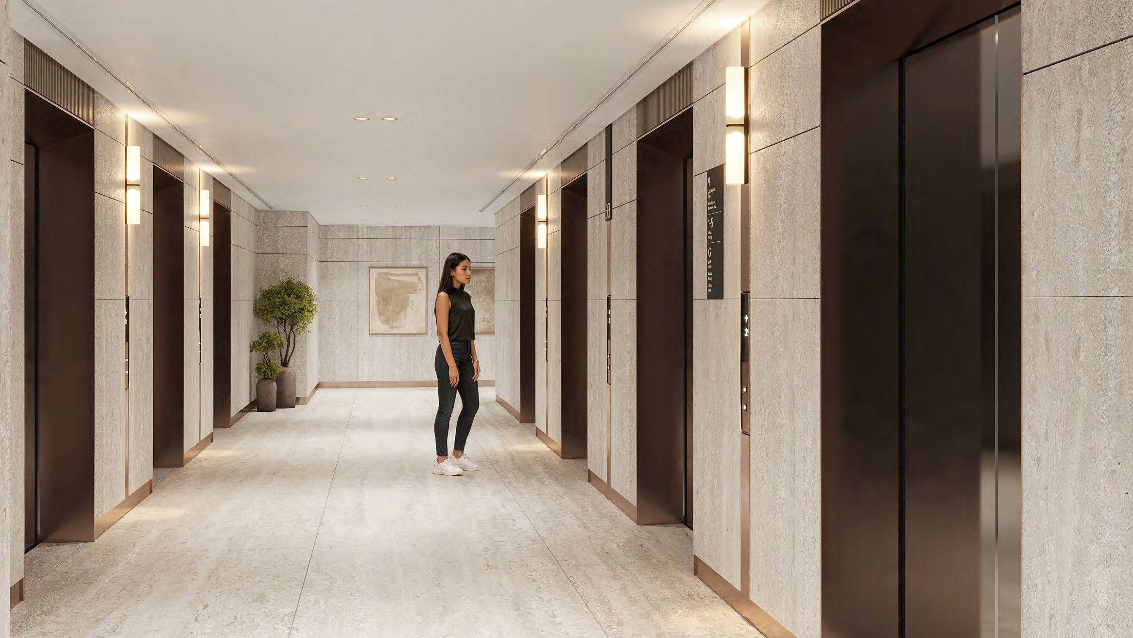 Avenue Park Towers at Wasl 1 lobby 2