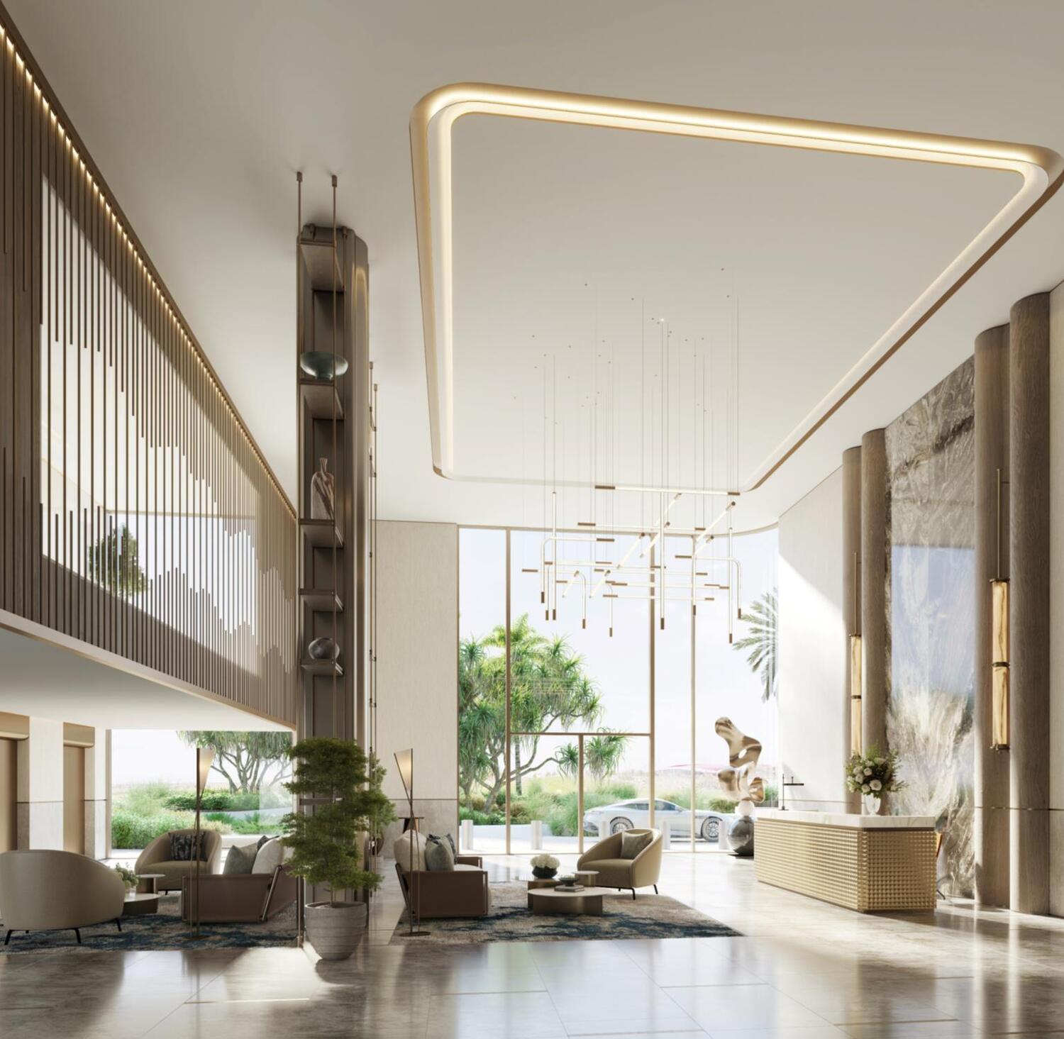 Waldorf Astoria Residences Yas lobby 1