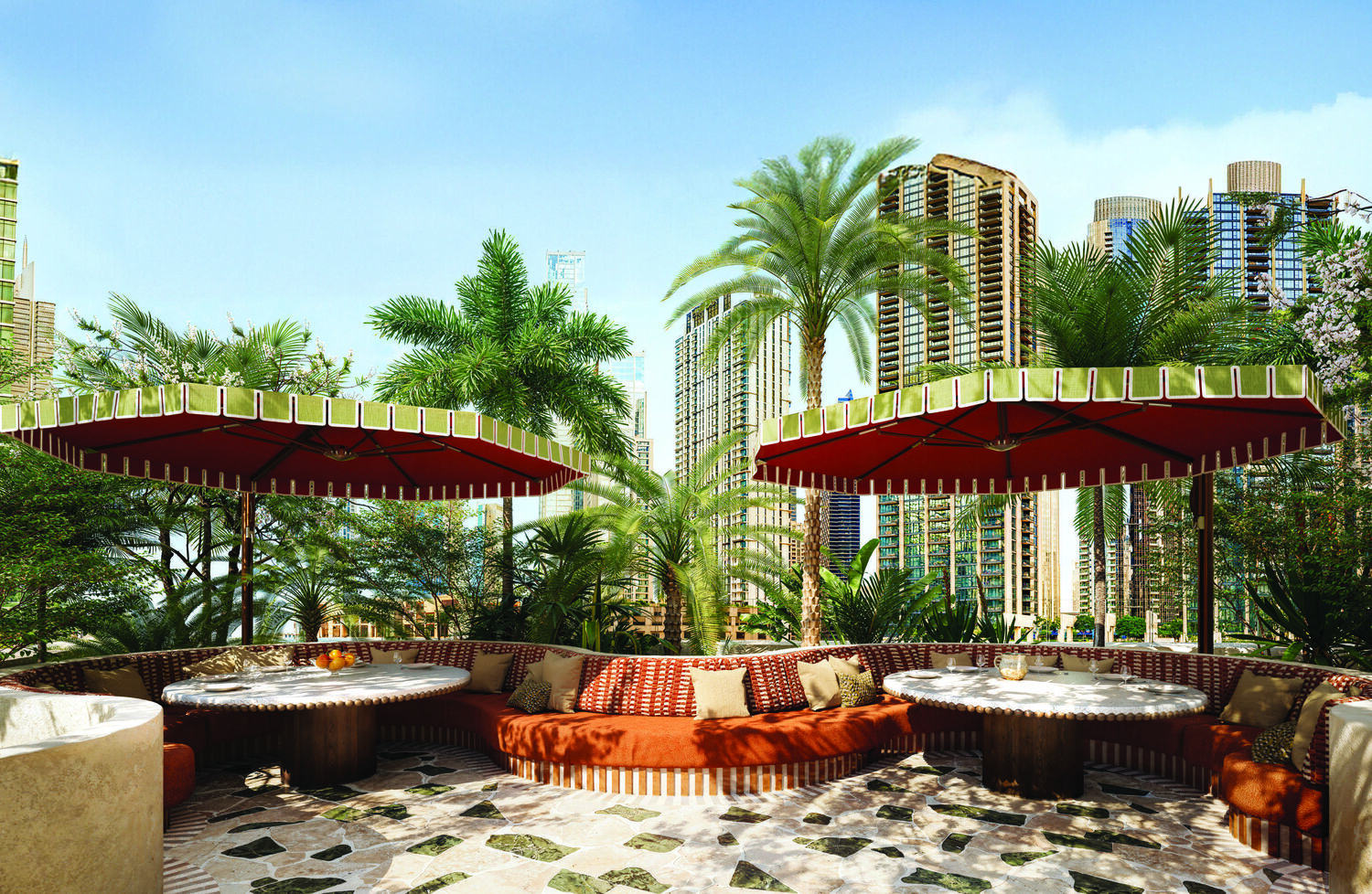 Landscaped Seating Areas & BBQ Lounge amenity image