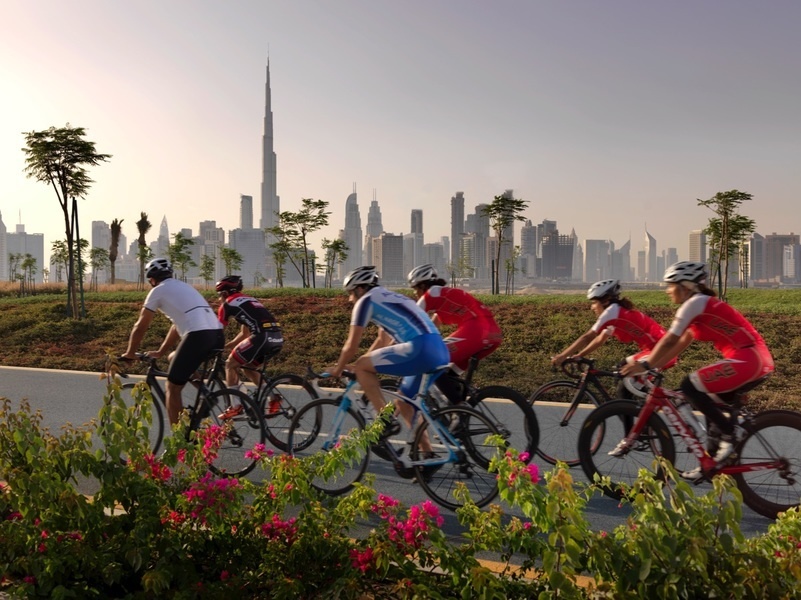 Bicycle & running tracks amenity image