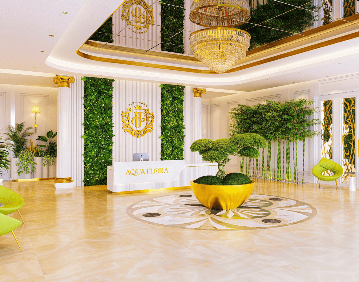 Vincitore Aqua Flora lobby 1
