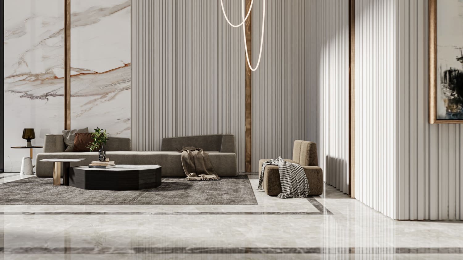 Samana Barari Heights lobby 3