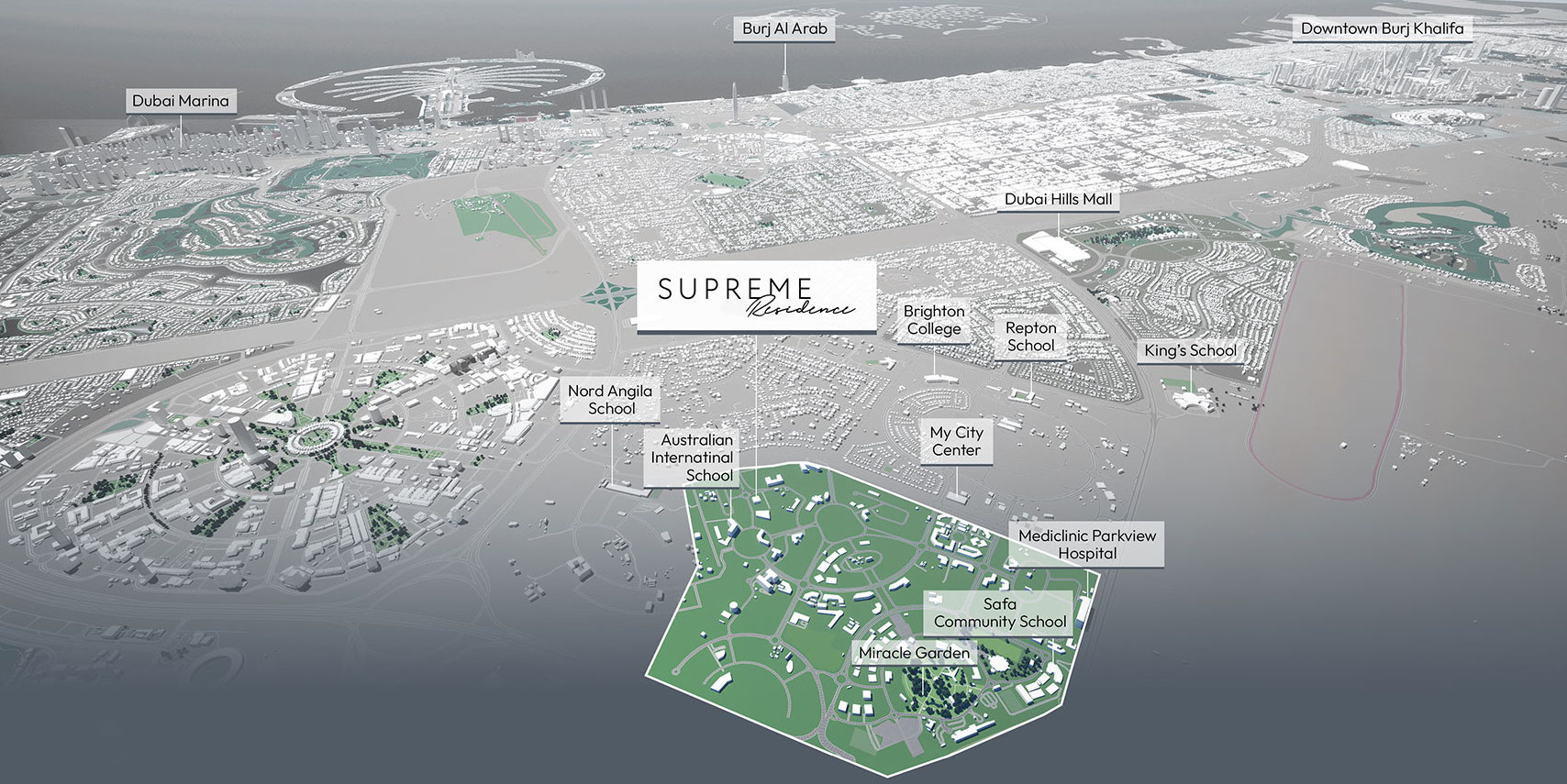 Supreme Residence master plan 1