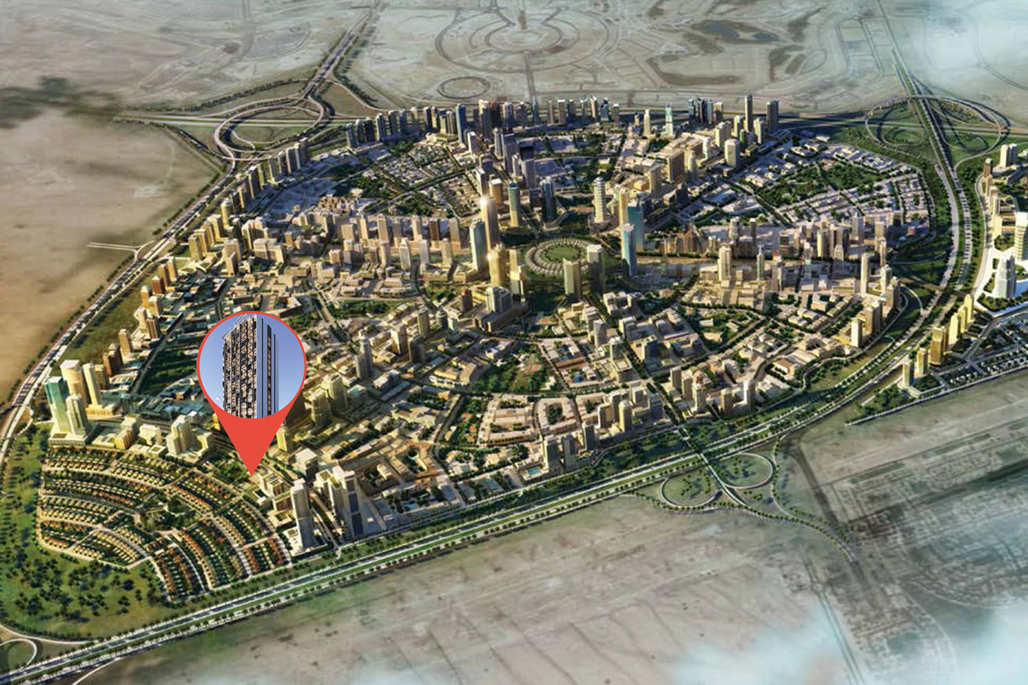 Alef Noon Residence master plan 1