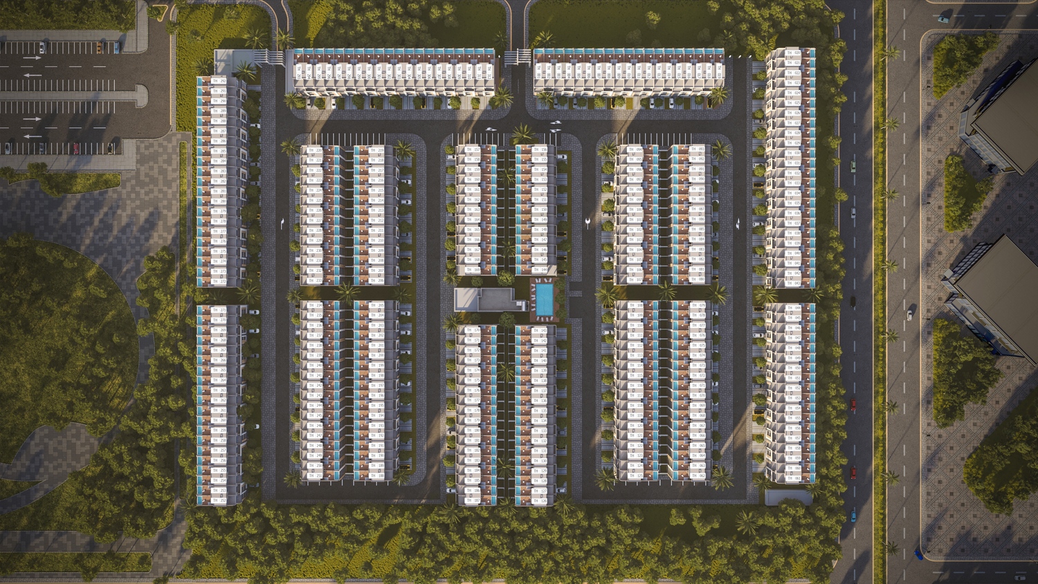 Reportage Village Khalifa City master plan 1