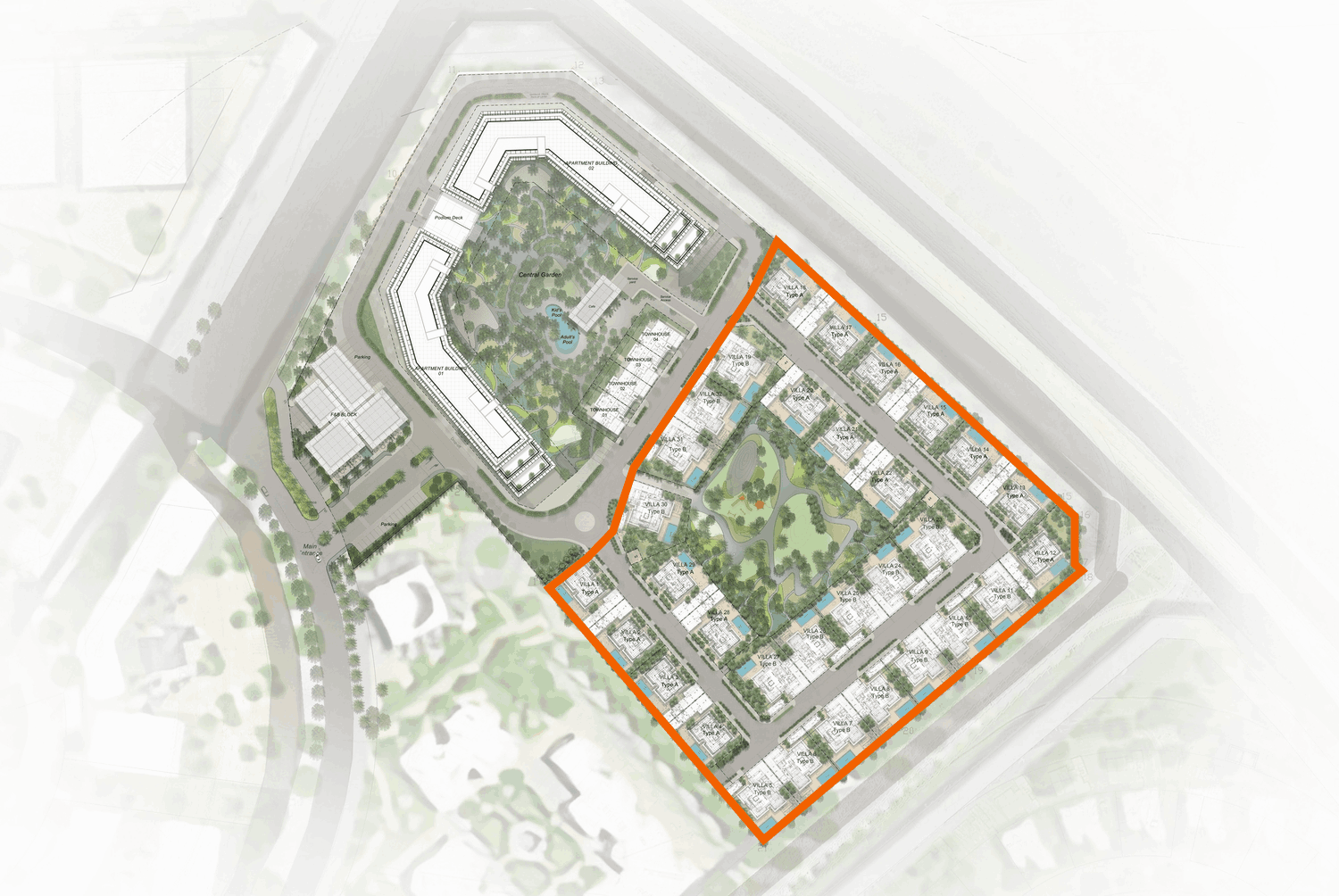 Eden House Dubai Hills master plan 1