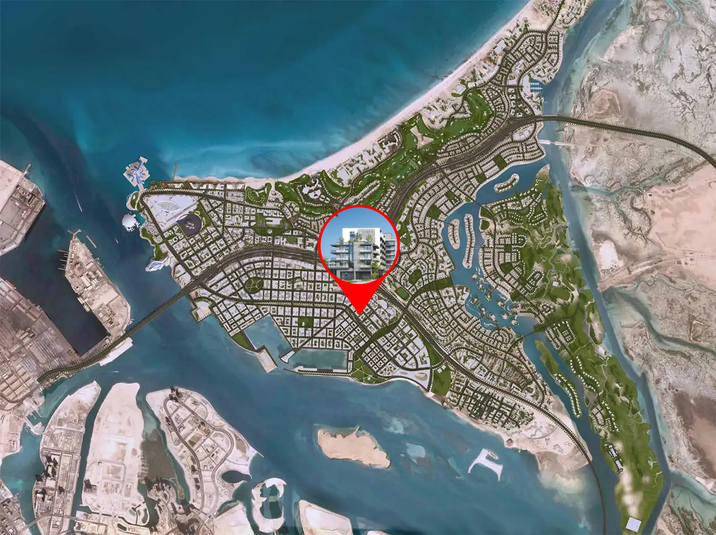 Vida Residences Saadiyat Island master plan 1