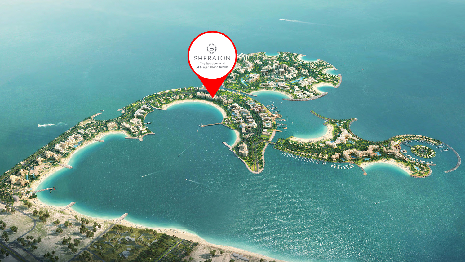 The Residences at Sheraton Al Marjan Island Resort master plan 1