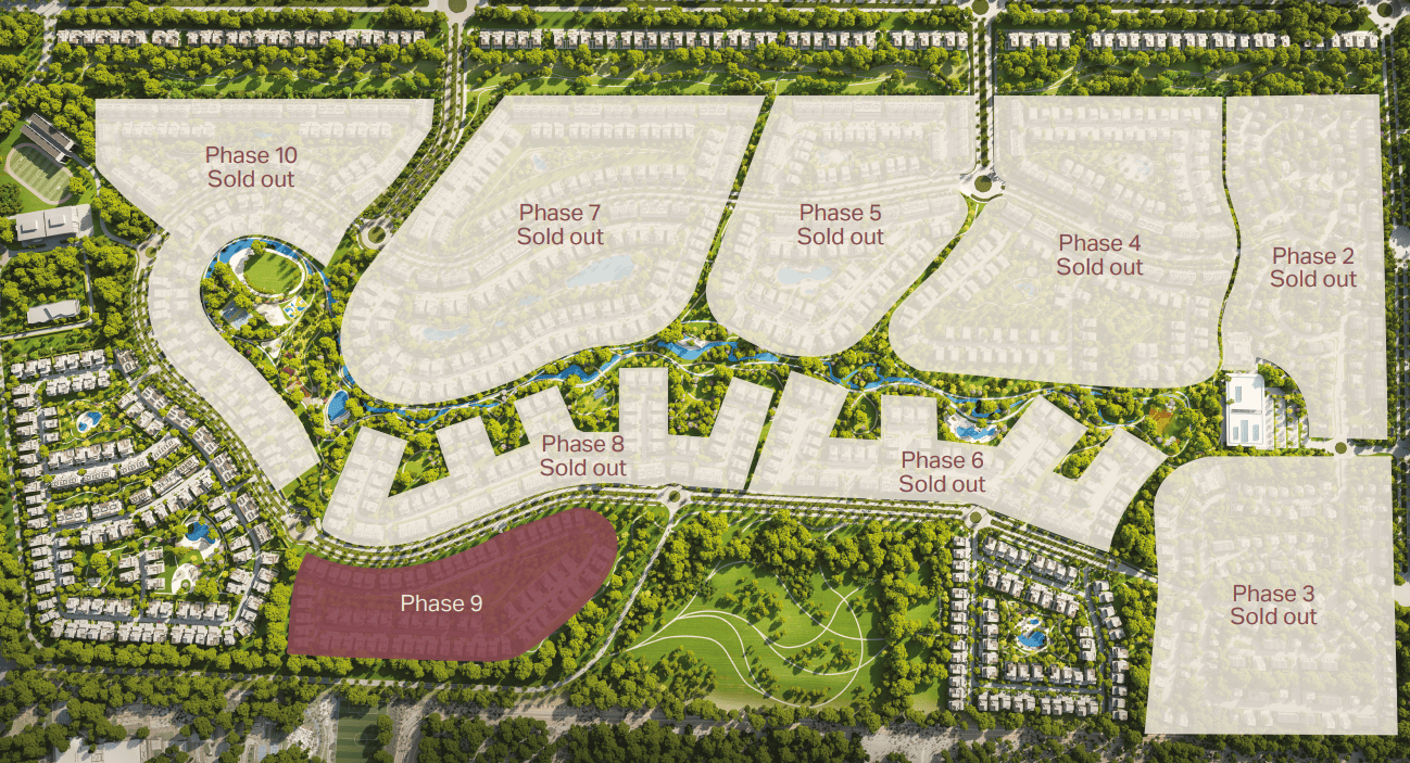 Nad Al Sheba Gardens Phase 9 master plan 1