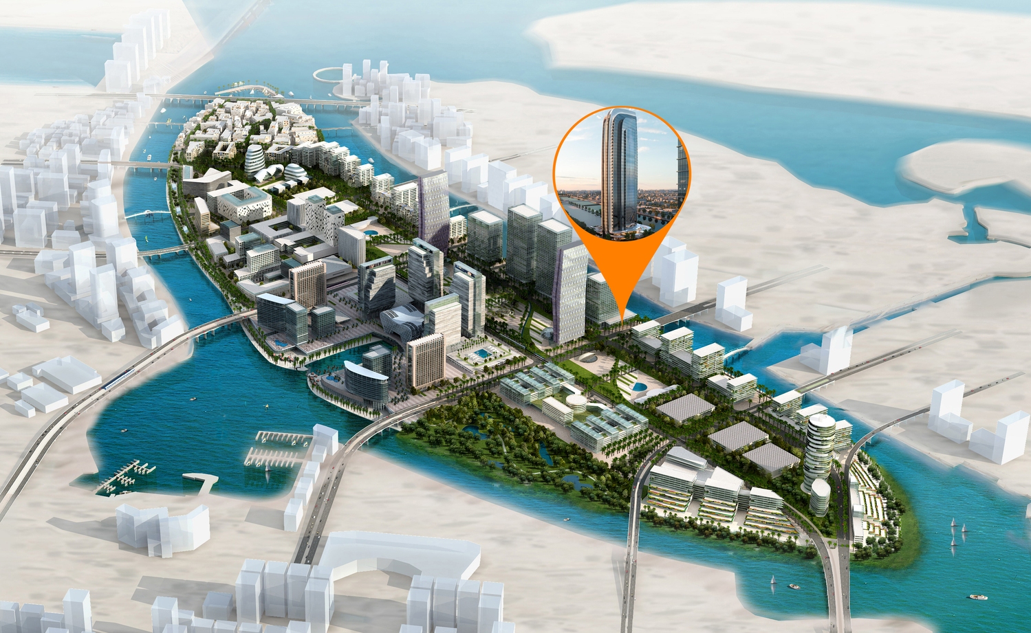 W Residences by Taraf master plan 1