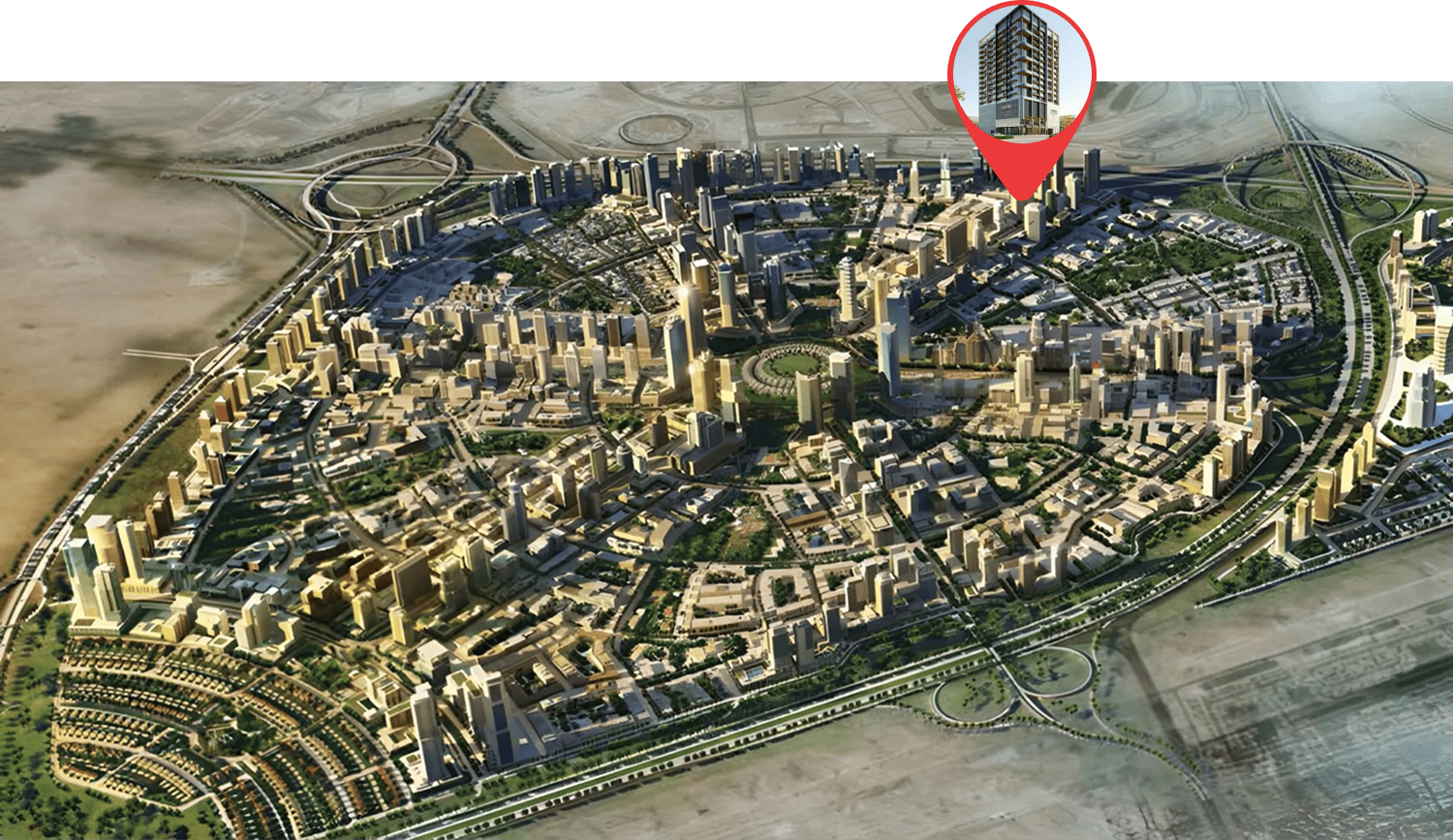 New Project by Empire Developments master plan 1