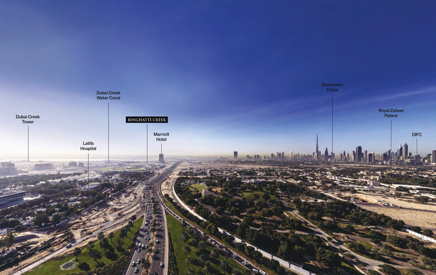 Binghatti Creek master plan 1