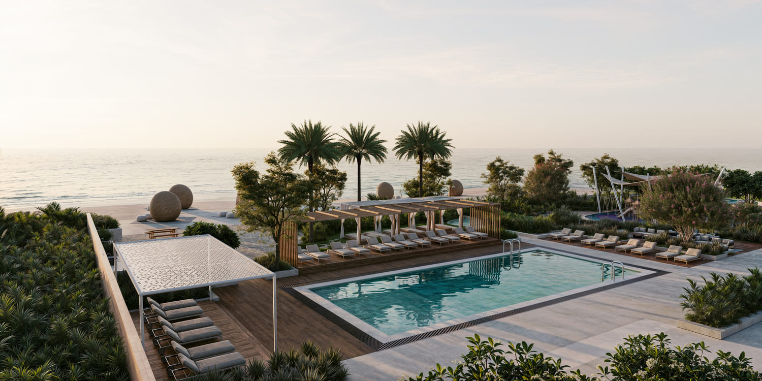 Outdoor Swimming Pool With Sun Deck amenity image