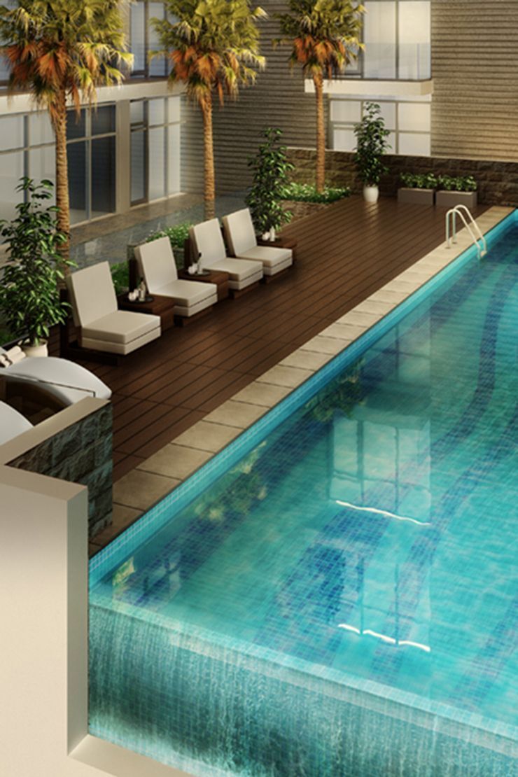 Infinity swimming pool amenity image