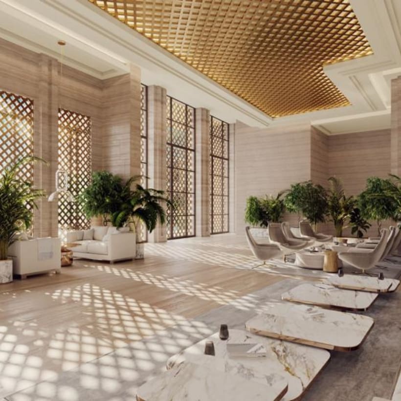 One Reem Island lobby 3