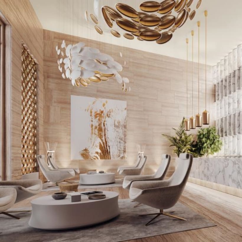 One Reem Island lobby 1