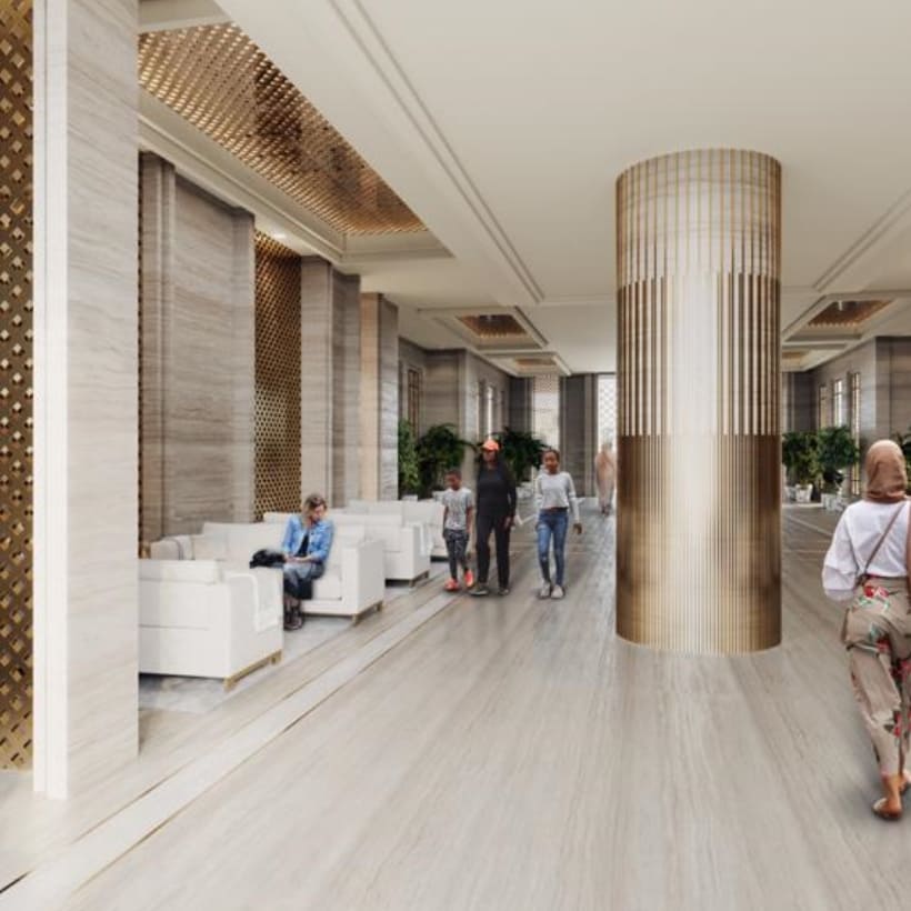 One Reem Island lobby 2