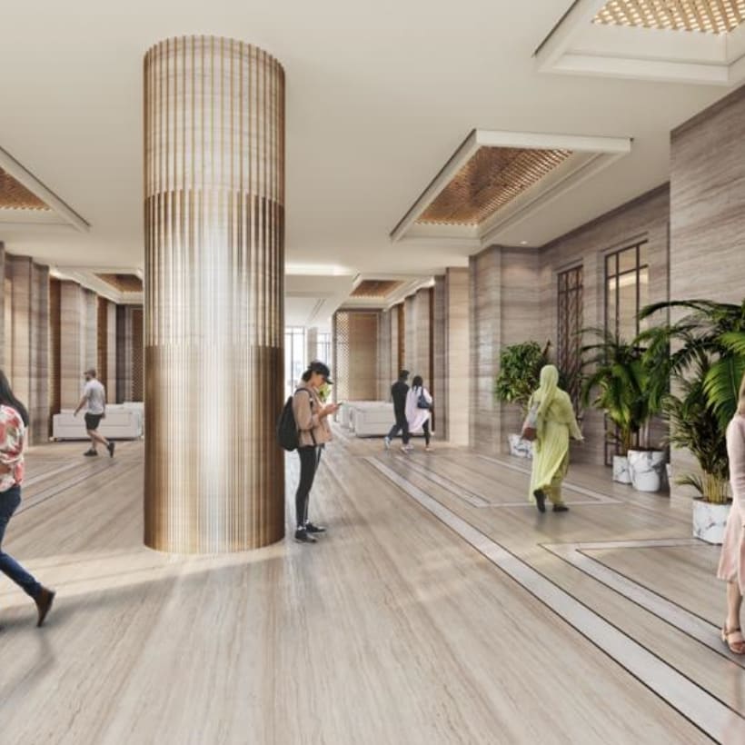 One Reem Island lobby 4