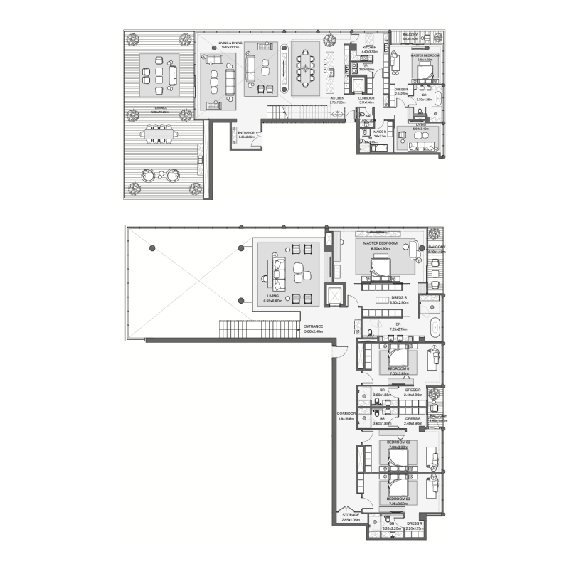 Penthouse plan