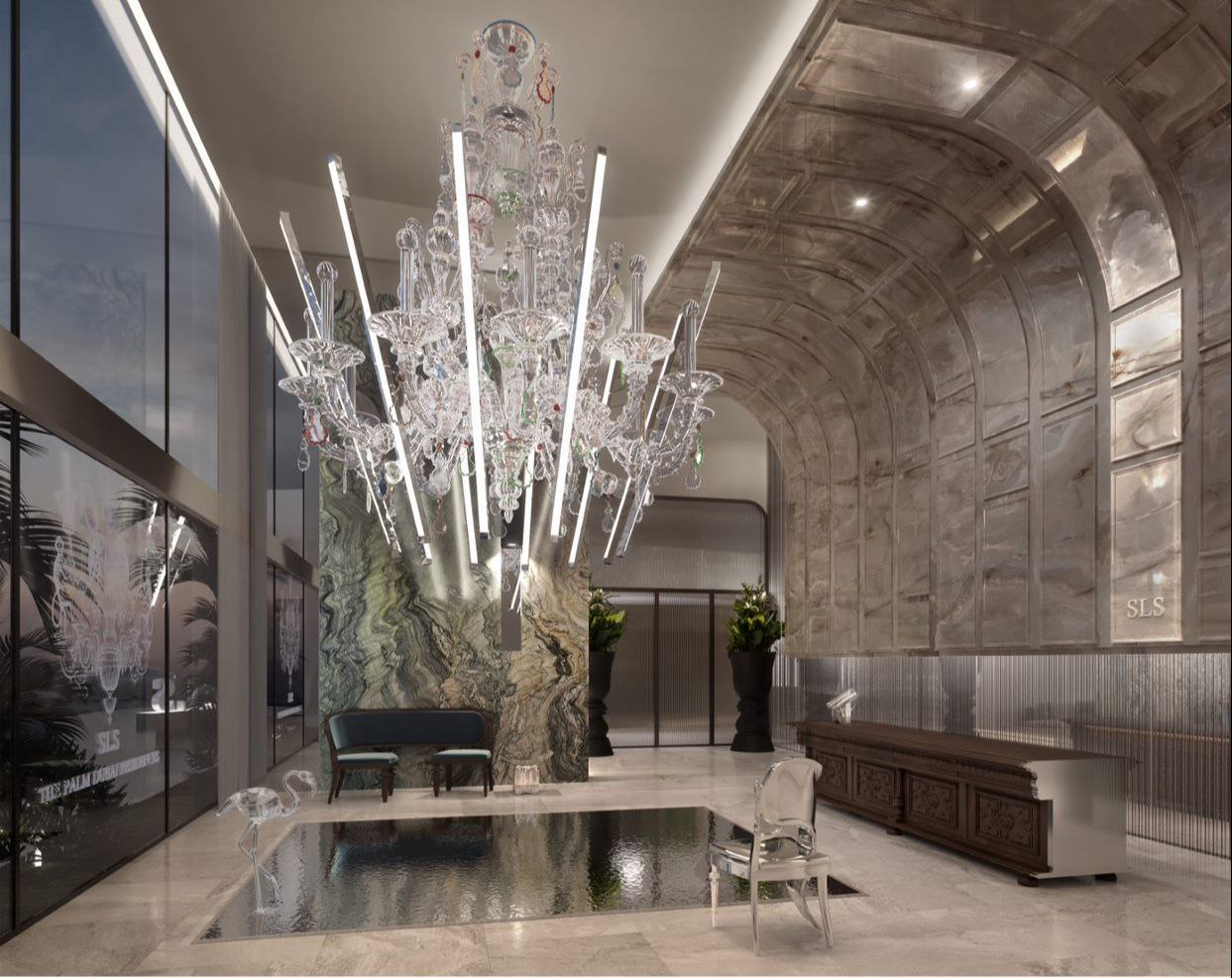 SLS Residences at Palm Jumeriah lobby 1