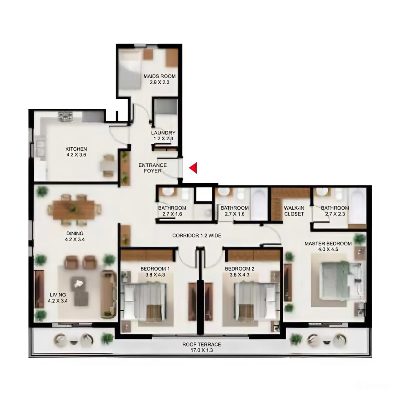 Apartments plan