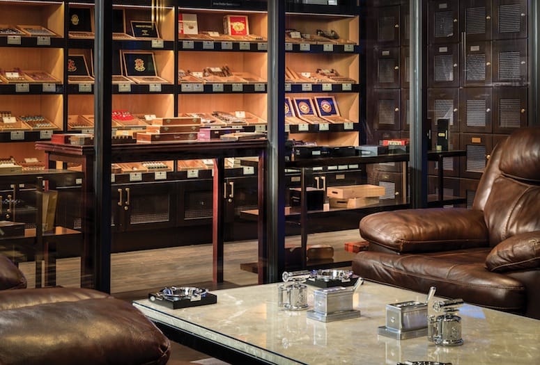 Cigar lounge amenity image