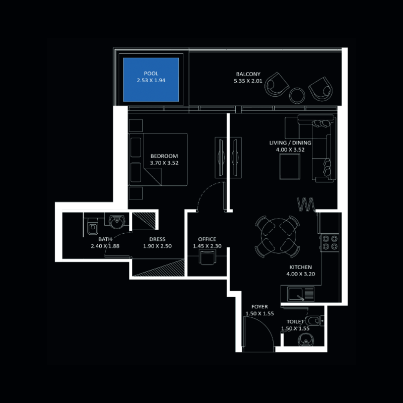 Presidential Suite plan