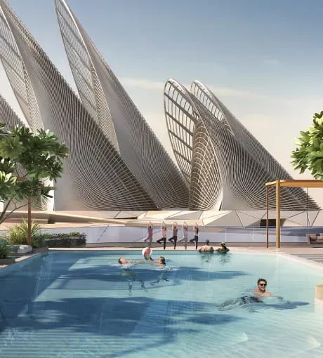 Indoor and outdoor pools amenity image