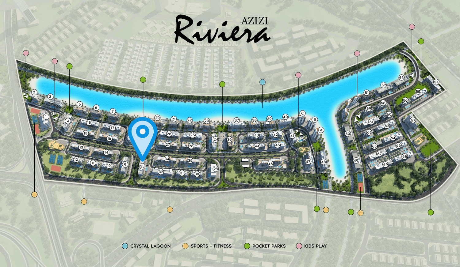 Riviera 33 master plan 1