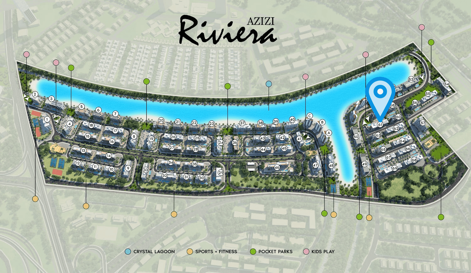 Riviera 61 master plan 1