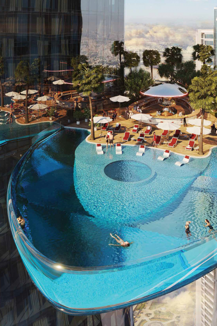 Two unique beach pools amenity image