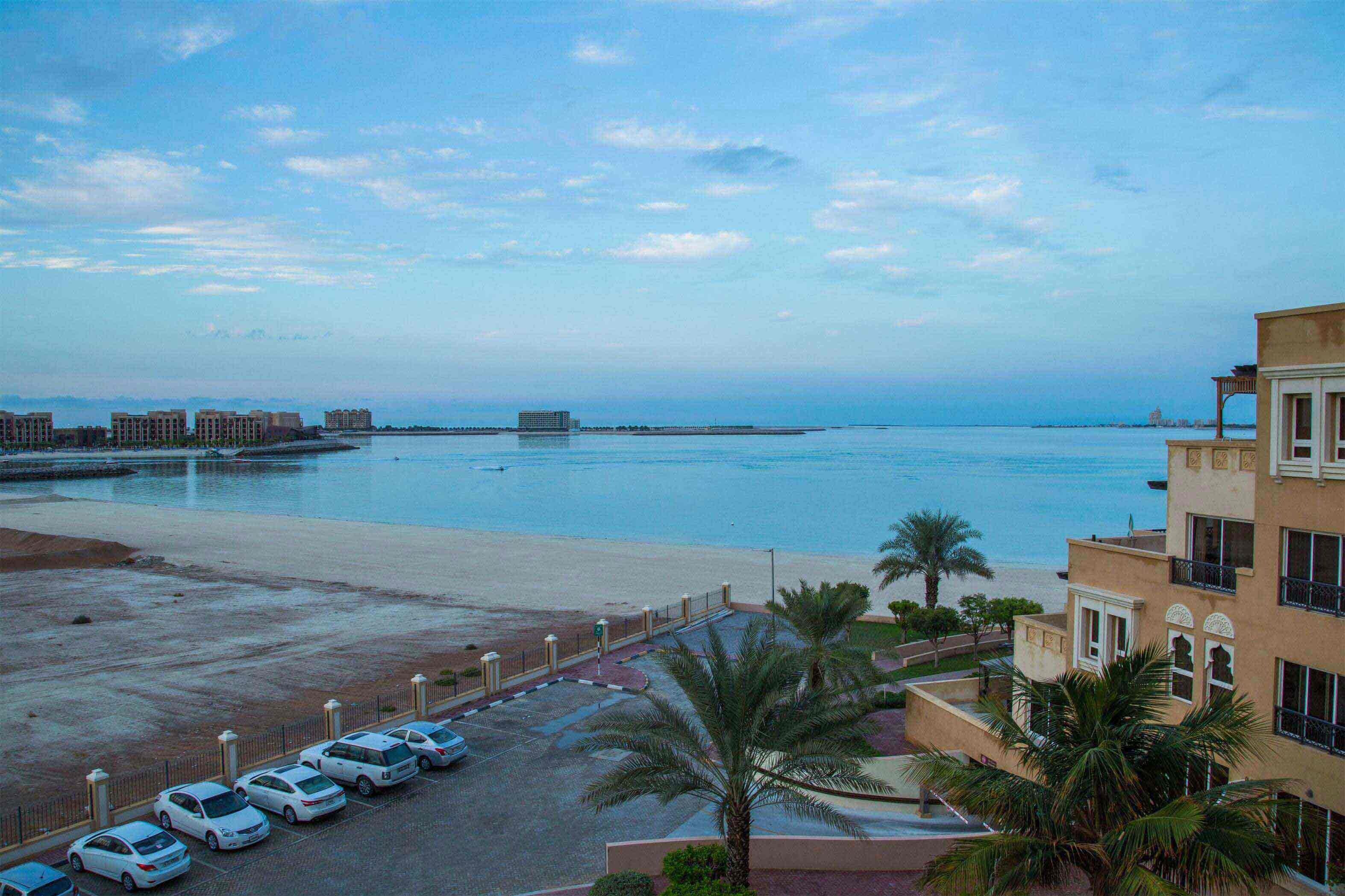 White sandy beach front amenity image
