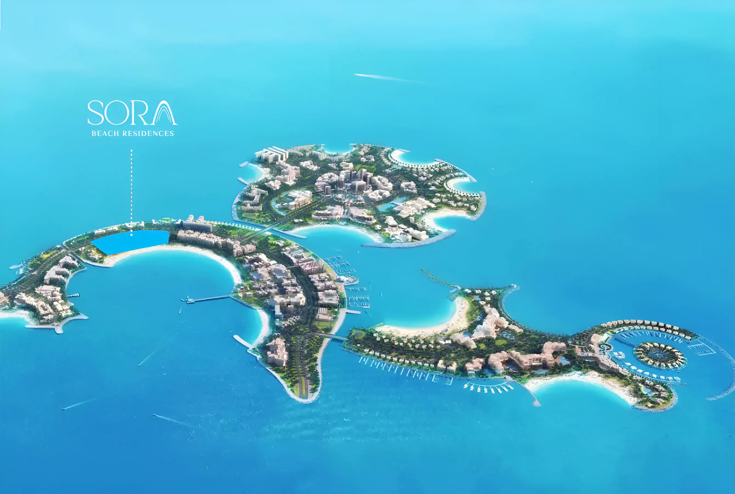 Sora Beach Residences Phases 1 and 2 master plan 1
