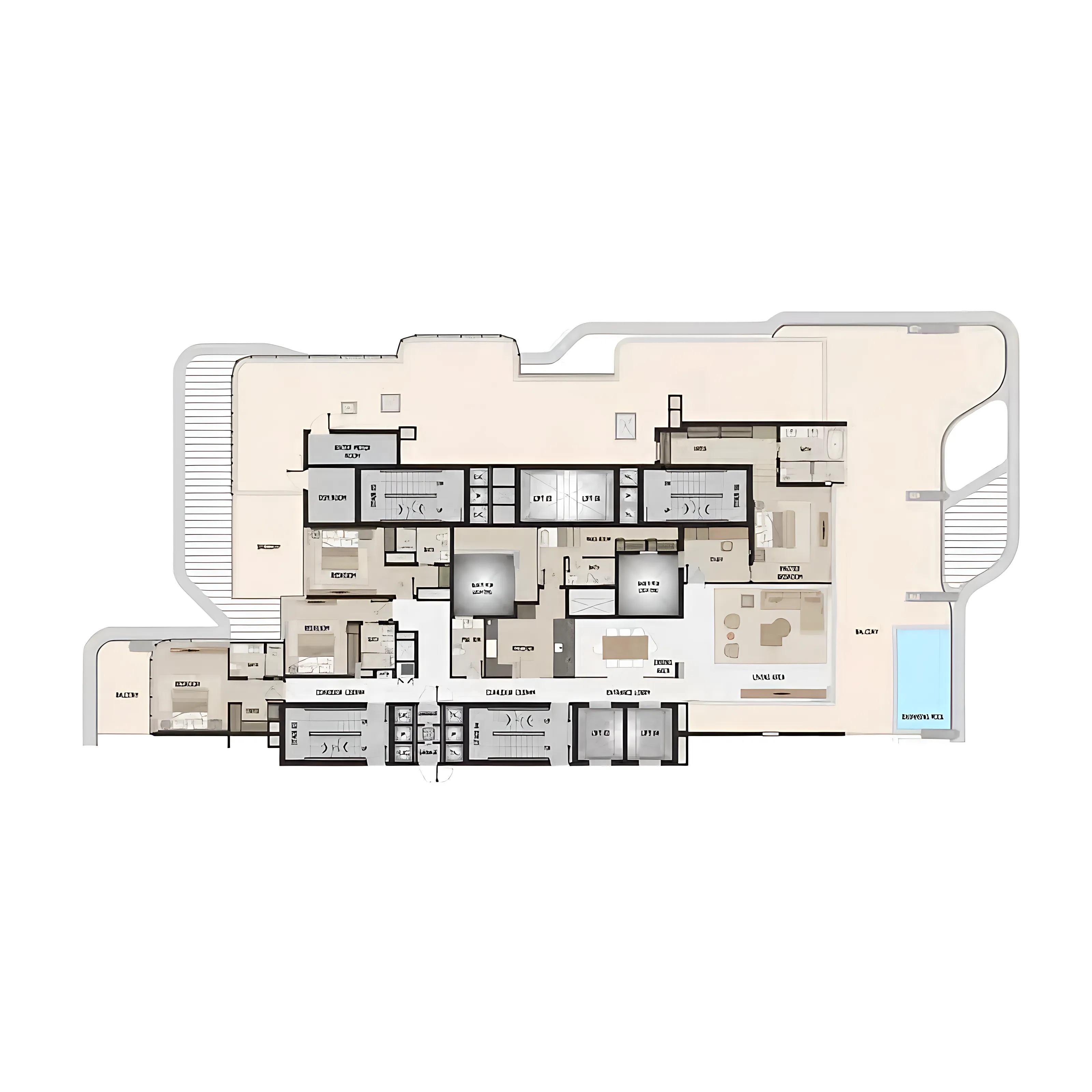 Penthouse plan