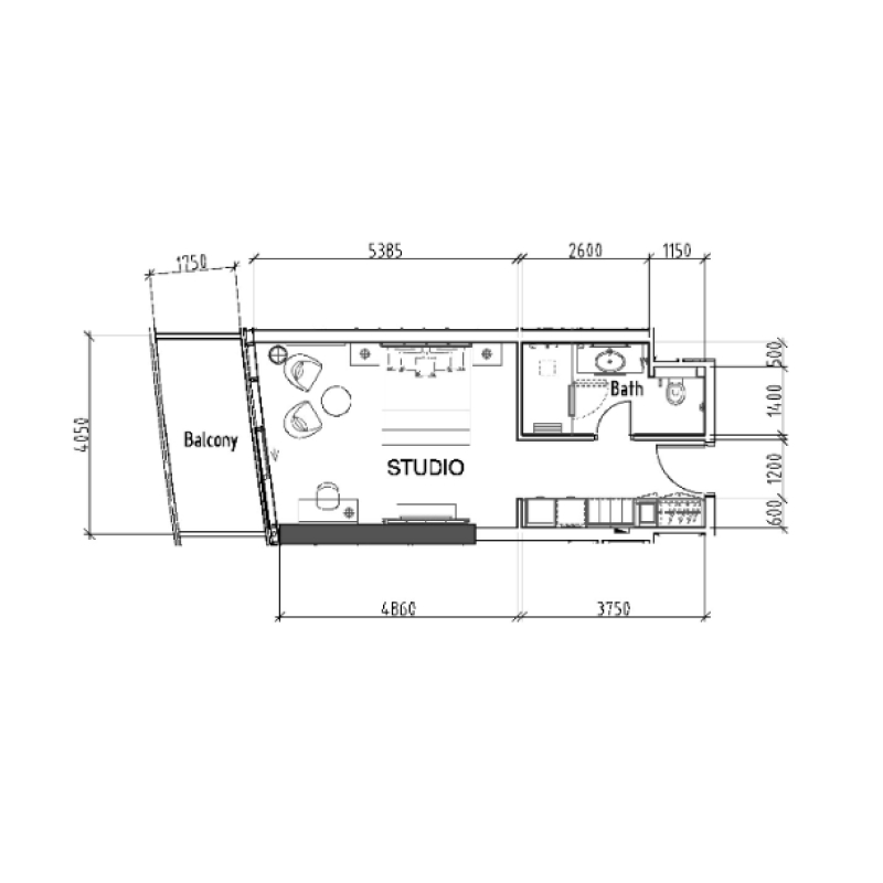 Hotel Apartments plan