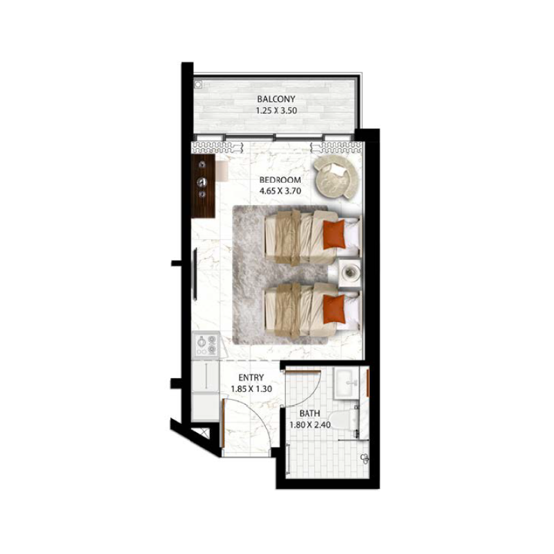 Hotel Apartments plan