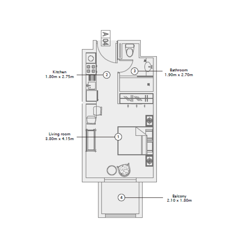 Apartments plan